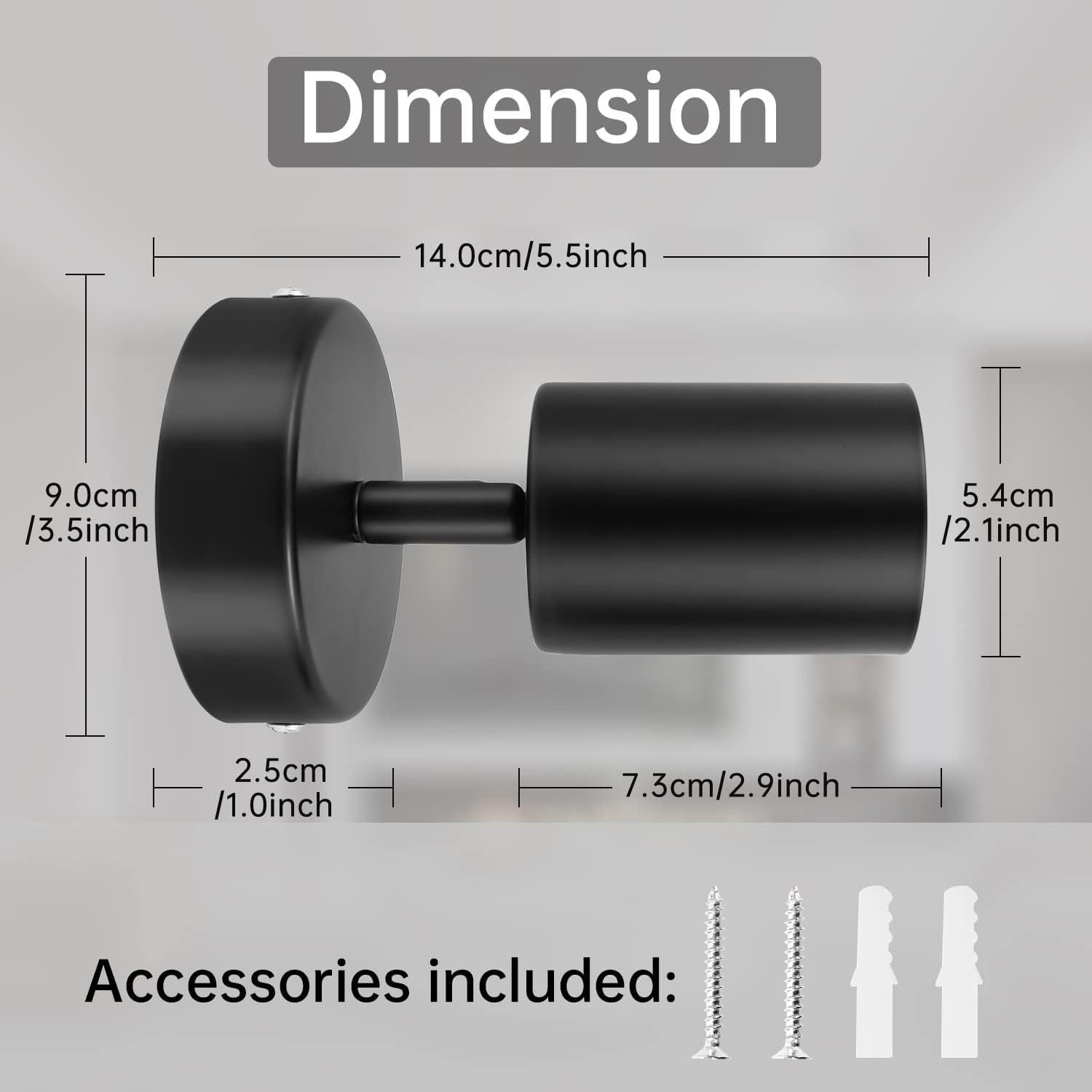 Adjustable Spot Light with GU10 Socket