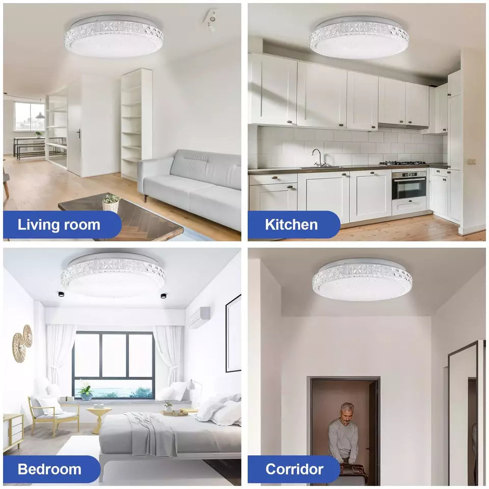 Modern Cool White LED Round Ceiling Light
