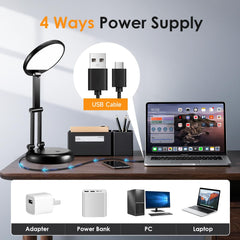 Rechargeable LED Desk Lamp, Dimmable Touch Control Light