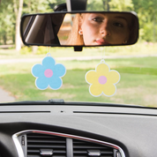 8PCS Cute Pink Car Air Fresheners – Hanging Scented Ornaments for Car & Home Décor