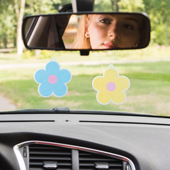 8PCS Cute Pink Car Air Fresheners – Hanging Scented Ornaments for Car & Home Décor