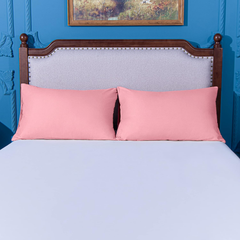 2 Pack Super Soft Brushed Microfiber Pillowcases 50x90cm – Fade & Wrinkle Resistant, Pink