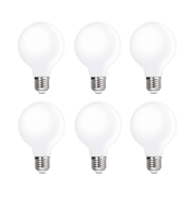 ST64 40W Vintage Amber Glass Bulb (Pack of 6)