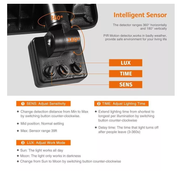 10W Outdoor PIR LED Floodlight