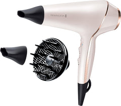 Hair Dryer with OPTIheat – Ionic Conditioning, Diffuser & 2 Nozzles, Professional Results