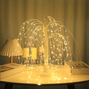 LED Willow Tree Table Lights with 192 LEDs, 20 Inch Decorative Branch Lamp with 8 Lighting Modes for Home and Event Décor