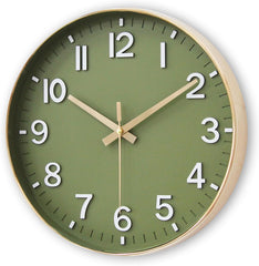 12-Inch Silent Wall Clock – Non-Ticking, Easy Read for Living Room, Bedroom & Kitchen