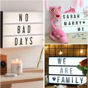104pcs LED Cinema Light Box Letters Numbers & Symbols – 65x35mm