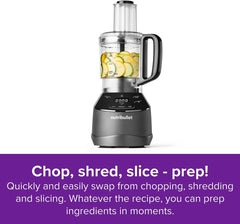 Triple Prep System – Jug Blender, Personal Blender & Food Processor in One – Crushes Ice & Frozen Fruit – For Smoothies & Juices – Black