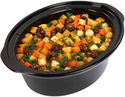 Russell Hobbs Slow Cooker 7L – 320W Large Capacity, 3 Heat Settings, Stainless Steel, Dishwasher Safe, Matte Black, Cool Touch Handles