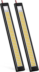 12V LED Light Strip 4000K Interior Trailer RV Cargo Van Shed Lights 2 Pack