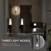 Indoor Motion Sensor LED Wall Light USB Rechargeable Dimmable Lamp