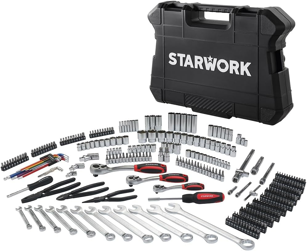 STARWORK 314-Piece Metric Mechanics Tool Set
