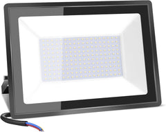 100W LED Floodlight, IP66 Security Lights, Super Bright Lights LED 10000LM Light, 6500K Daylight White Wall Light