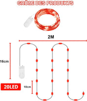 Mini Red party Fairy Lights