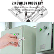 Tomario 4-in-1 Meter Box Gas Utilities Key Zinc Alloy