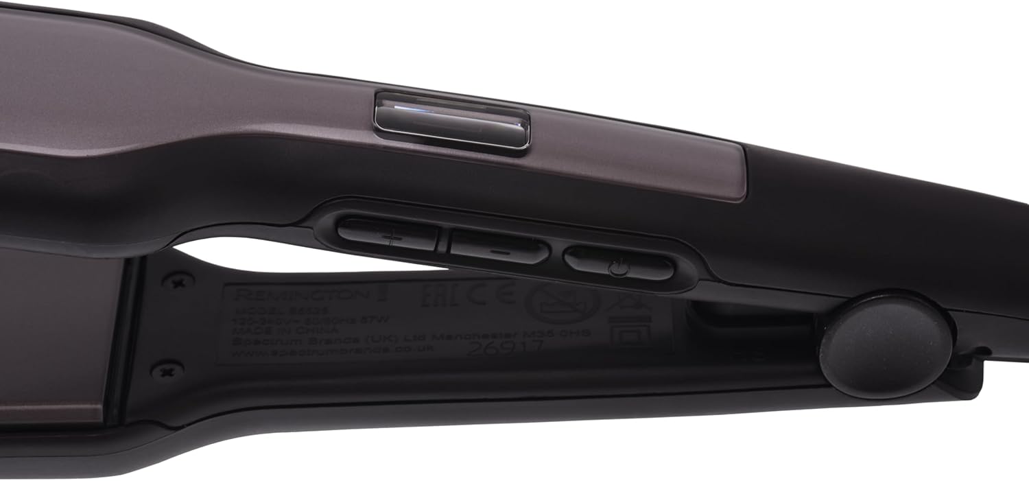 Hair Straightener with 110mm Wide Floating Plates, Ceramic Coating & Digital Display
