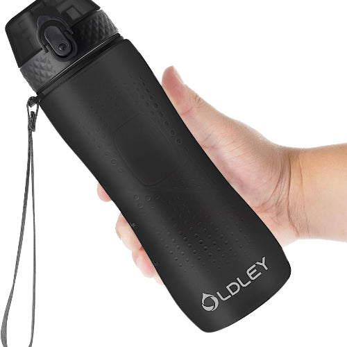 25oz Tritan Water Bottle – Leakproof BPA-Free Bottle with Straw & Time Markings