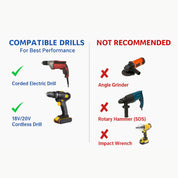 BULLITT 6PCS Bi-Mteal Electricians Hole Saw Set,22-64mm 8% Cobalt M42 Hole Saw Kit with 2 Arbors and a Hexagonal Wrench for Wood,Metal,Plastic,Cutting Depth:48mm