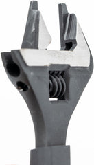 C.K Tools Slim Jaw Adjustable Wrench 200mm for Electricians, SWA Glands & Locking Nuts, 2.5mm Angled, 39mm Capacity, 15° Offset Head, Chrome Vanadium, Adjustable Spanner, Corrosion Resistant, CK T4766