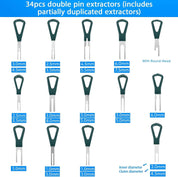 92Pcs Terminal Removal Depinning Tool Kit