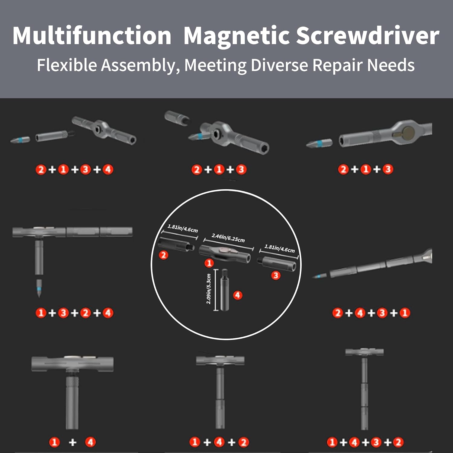 Precision Magnetic Ratchet Screwdriver Set 42 in 1