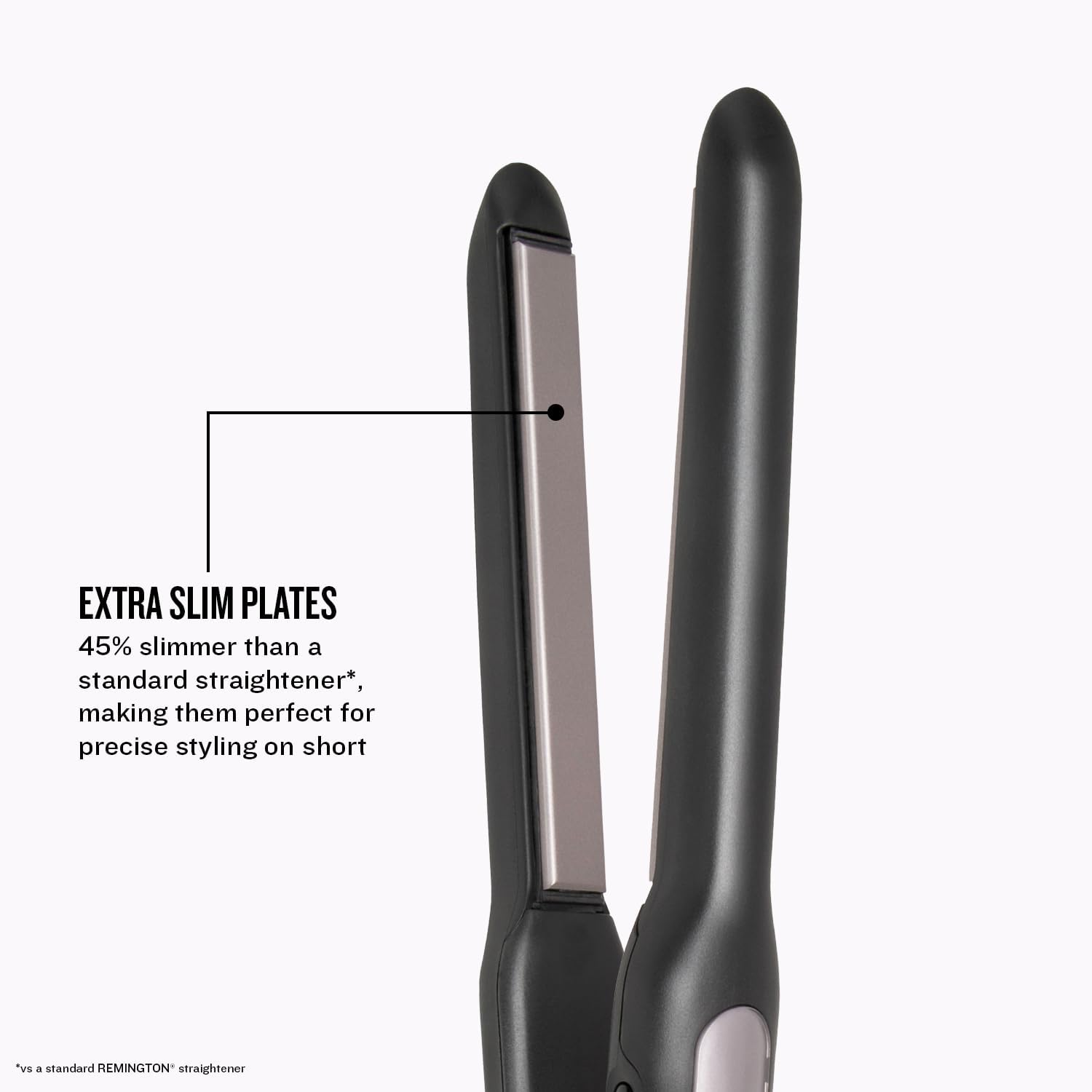 Hair Straightener with Extra Slim Plates for Short Hair, Pixies & Bangs, 9 Temps