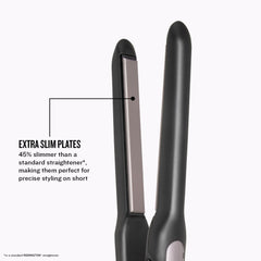 Hair Straightener with Extra Slim Plates for Short Hair, Pixies & Bangs, 9 Temps