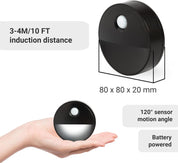 Motion Sensor Night Light Pack of 3 Battery LED Stick On Cold White