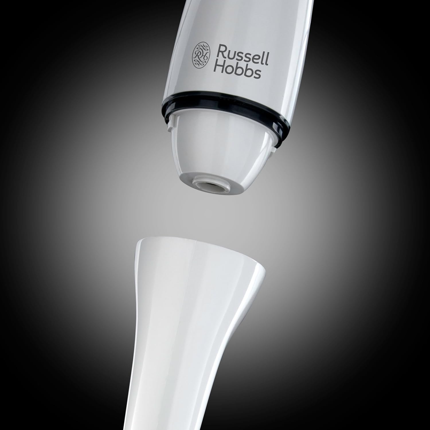 Food Collection Hand Blender - 200W | 2 Speed Settings, Stainless Steel Blades, Easy-Clean Detachable Leg - White [22241]