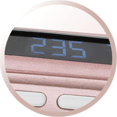 Hair Straightener with 110mm Floating Plates, LCD Screen & Temp Boost 150–235°C