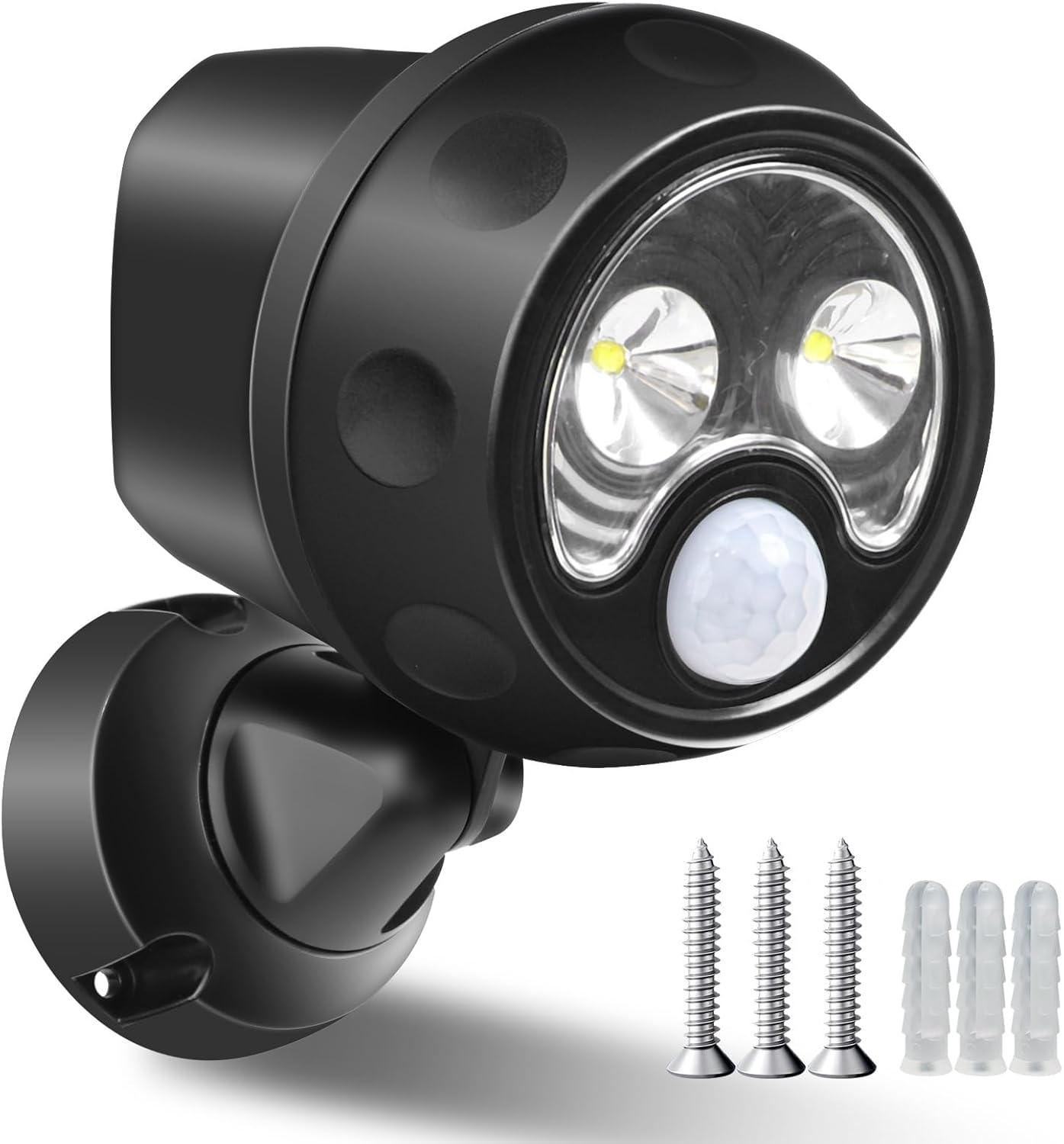 Security Lights Outdoor Motion Sensor, Battery Operated, 6500K, IP65 Waterproof, 420LM, for Porch, Garage, Hallway, Garden