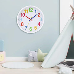 “8.5'' Silent Non-Ticking Wall Clock – Modern Quartz Battery Operated Home Decor”