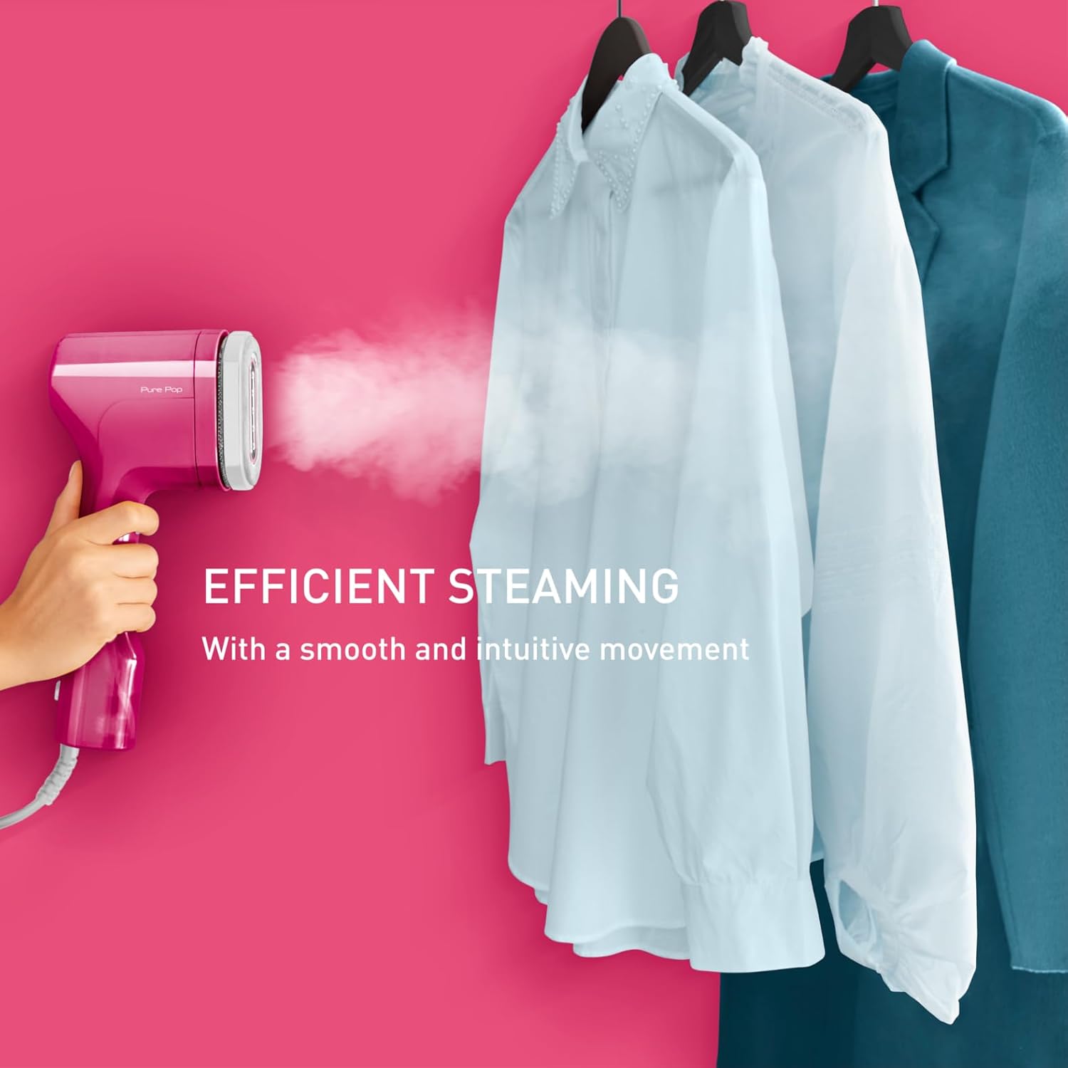 Portable Handheld Clothes Steamer – 1300W, 70ml