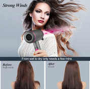 Professional Ionic Hair Dryer – 2 Speed, 3 Heat, Cool Shot with Diffuser & Nozzles