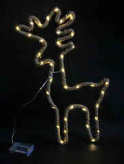 LED Hemp Rope Lights Xmas Decoration Battery Operated Holiday Garden Home Wall Room Hanging Décor