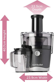 800W Centrifugal Juicer Machine with 1.5L Pulp Basin & 800ml Pitcher