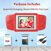 Handheld Game Console for Kids – 218 Built-in 8-Bit Retro Games, 2.5" Screen, Portable Gift