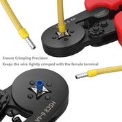 Crimping Plier Set 0.25-10mm² with 1200 Ferrules