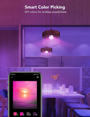 RGBWW Smart E27 Bulbs 9W 800LM Colour Changing 2 Pack
