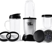 Magic Bullet 10-Piece Blender & Food Processor – 200W Compact All-in-One – Blend, Chop, Grind, Mix & Whip with Pulse Control