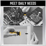 11Pcs Magnetic Screwdriver Set – Flat & Cross Head