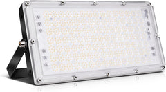 300W LED Flood Lights, 30000LM Super Bright, IP65 Waterproof, 6500K Daylight White, Mains Powered for Garden & Warehouse