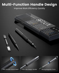 Precision Screwdriver Set, 39 in 1 Mini Screwdriver Set with S2-Steel Long Bits, Magnetic Repair Tool Kit for Laptop, Cell Phone, PC, MacBook, Ring Doorbell, PS5, PS4, Glasses, Watch, Xbox