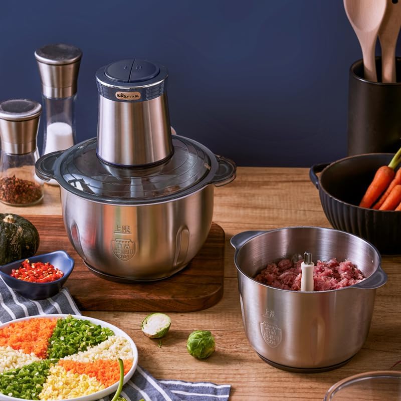 AAOBOSI 3000W Electric Meat Grinder with LCD Display & Reverse Function, Sausage Maker with 3 Plates & Kibbe Kit