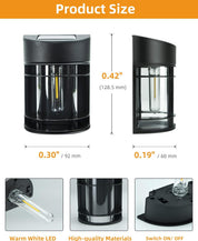Solar Fence Garden Lights