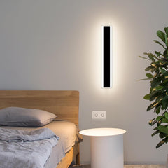 Outdoor Modern Wall Light - 60CM, 18W 1100LM Long Strip Wall Sconce with 3000K Warm White Light, IP65 Rainproof for Porch, Garden, Patio, and Garage