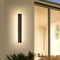 Outdoor Modern Wall Light - 60CM, 18W 1100LM Long Strip Wall Sconce with 3000K Warm White Light, IP65 Rainproof for Porch, Garden, Patio, and Garage