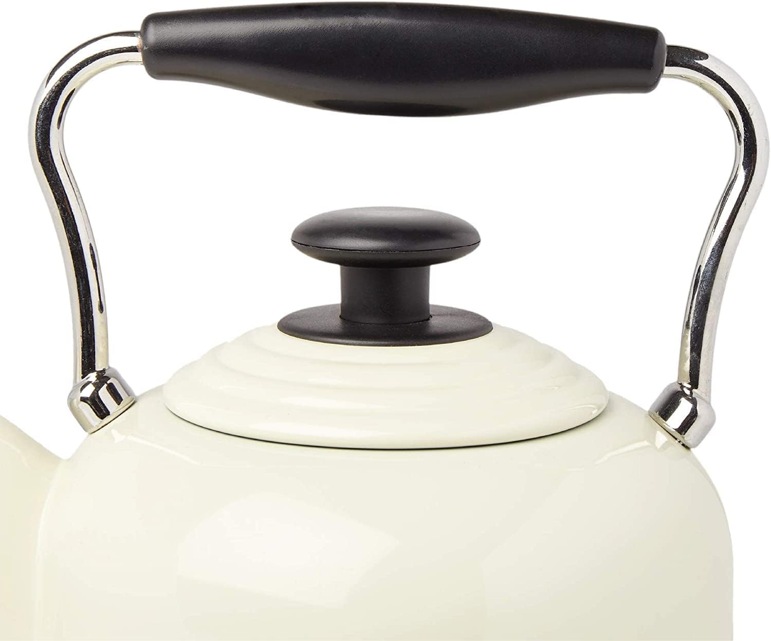 Haden Highclere 3000W Cordless Kettle – 1.5L Rapid Boil, Cream, Lightweight & Easy Pour