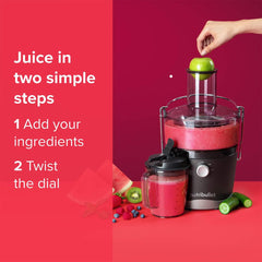 800W Centrifugal Juicer – 8 Piece Set with 1.5L Pulp Basin & 800ml Pitcher – 2 Speeds, 3